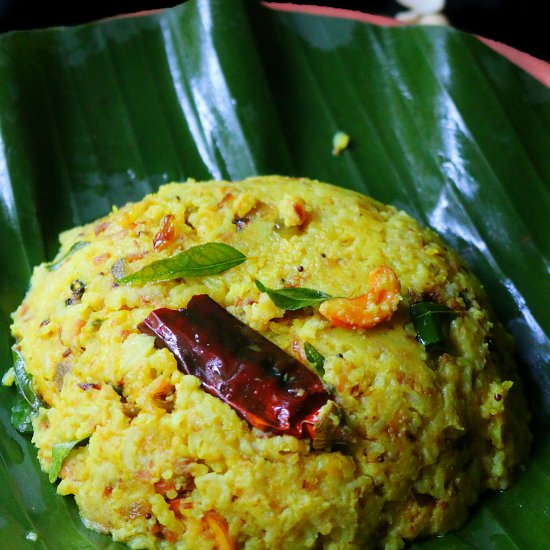 Ven Pongal – Khara – Ghee Pongal - Recipe photo by clovesandcaramel