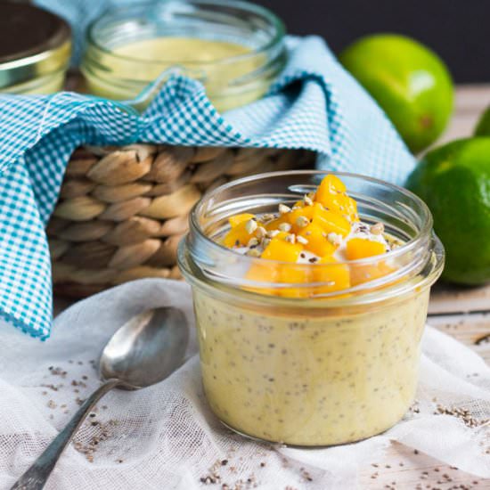 Coconut Mango Chia Pudding - Recipe photo by thecookspyjamas