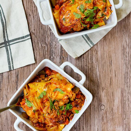 Cheesy Lazy Lasagna - Recipe photo by unicorns in the kitchen
