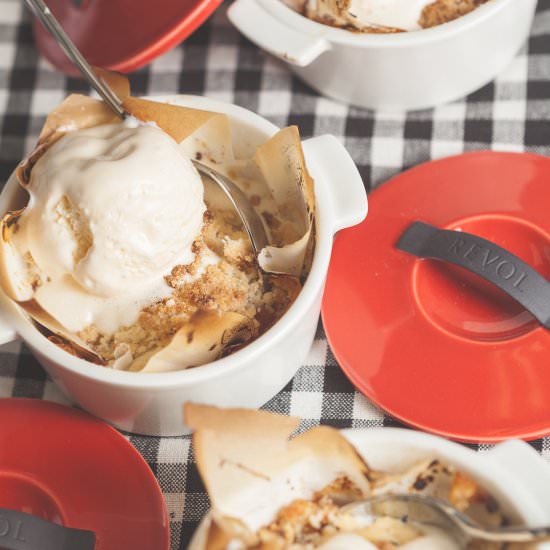 Mini Peach Cobbler - Recipe photo by FortheChef