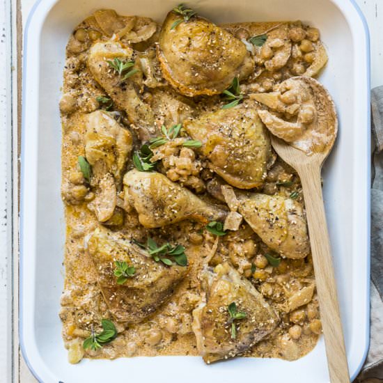 Paprika Chicken with Chickpeas - Recipe photo by heinstirred