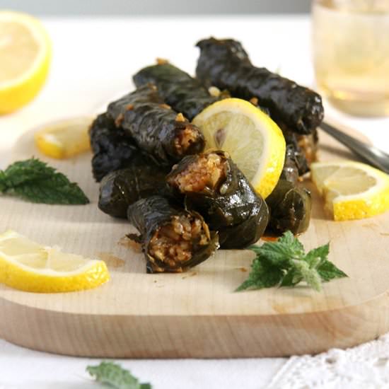 Syrian Stuffed Grape Leaves - Recipe photo by adinutza