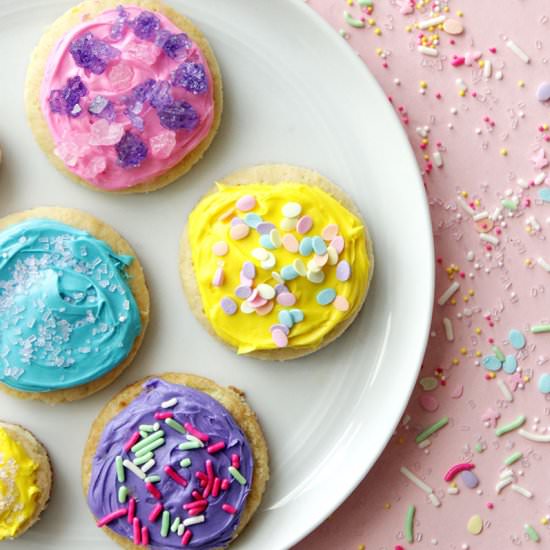 Sprinkle Sugar Cookies - Recipe photo by GlitterandBubbles