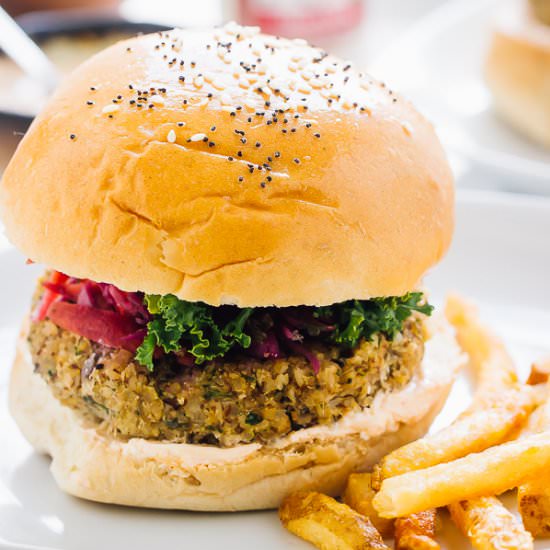 Quinoa Cauliflower Burgers - Recipe photo by jessicainthekitchen