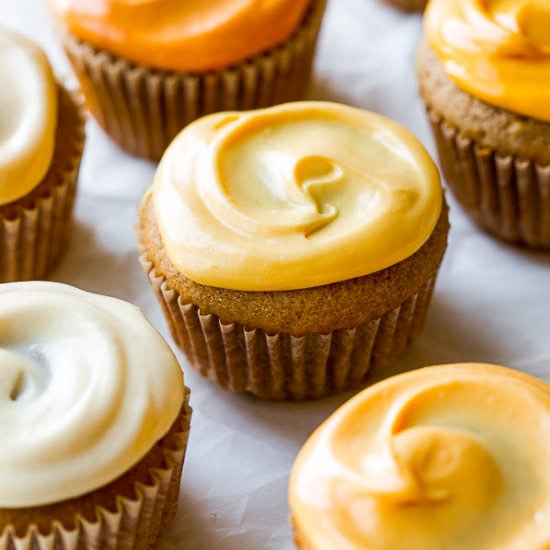 Ombre Spice Cupcakes - Recipe photo by sallysbakingaddiction