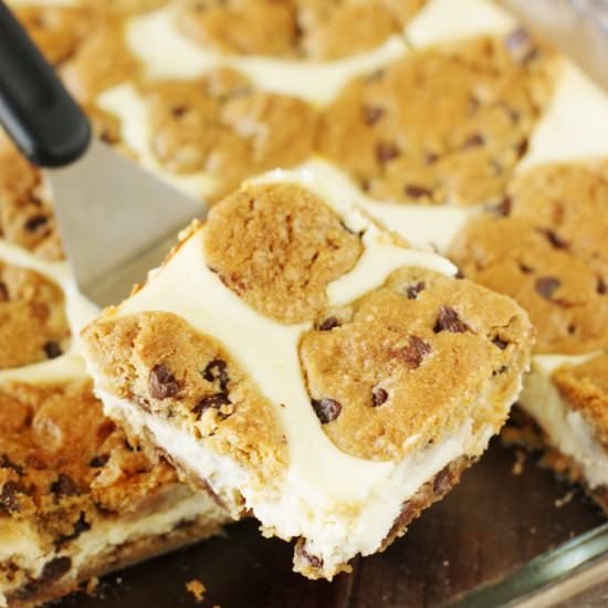 Cookie Cheesecake Bars - Recipe photo by thekitchenismyplayground