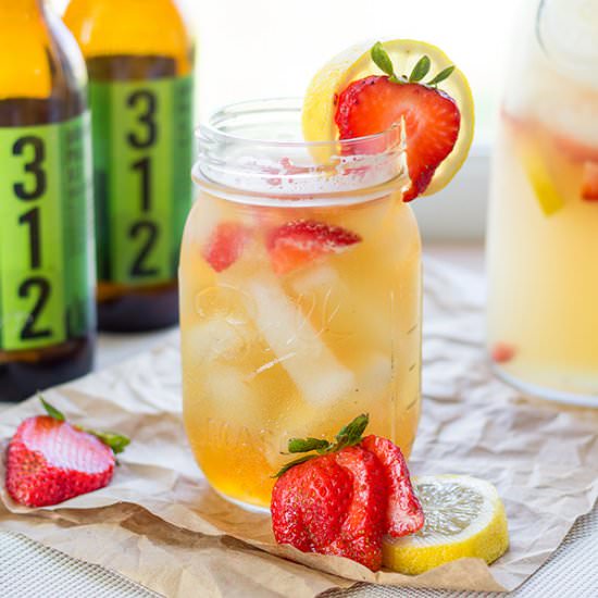 Strawberry Lemonade Beer - Recipe photo by JennMeyering