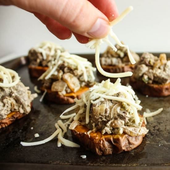 Philly Cheesesteak Sliders - Recipe photo by MissAlliesKitchen