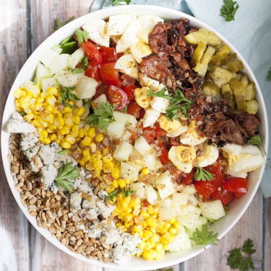 Easy Summer Cobb Salad - Recipe photo by whitbitskitchen
