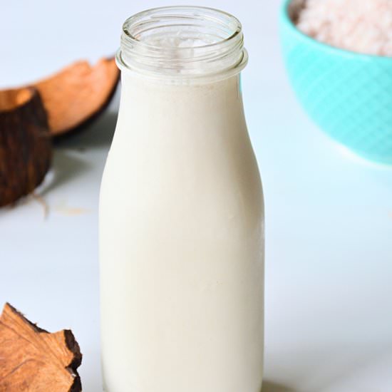 Homemade Coconut Milk - Recipe photo by The Mint Thief