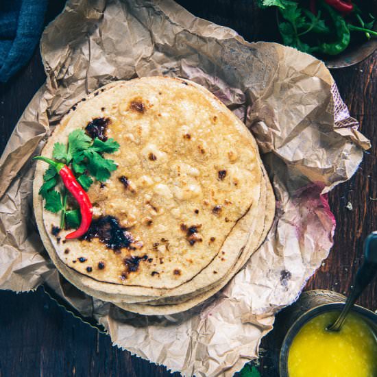 Two Layered Flat Bread - Recipe photo by Whiskaffair