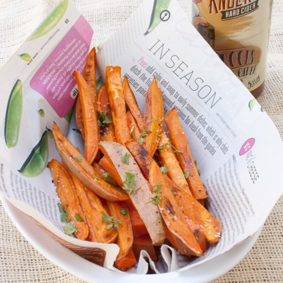 Apple Cider Sweet Potato Fries - Recipe photo by TspCurry