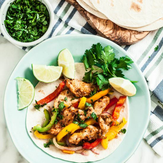 baked fajitas - Recipe photo by chewoutloud
