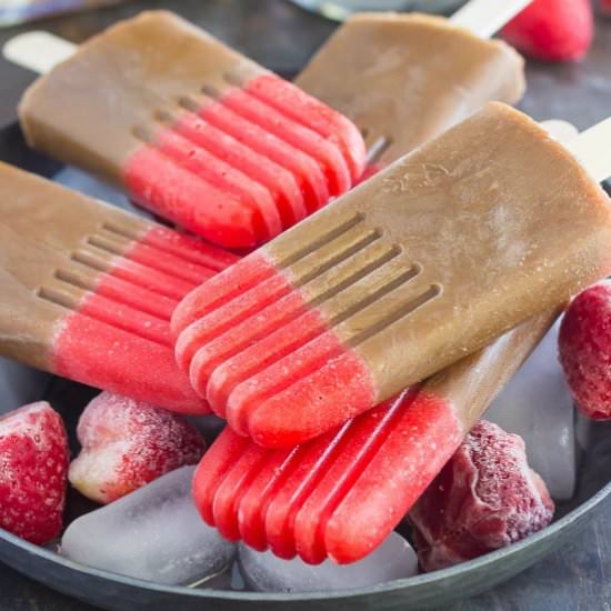 Strawberry Mocha Pops - Recipe photo by pumpkinnspice