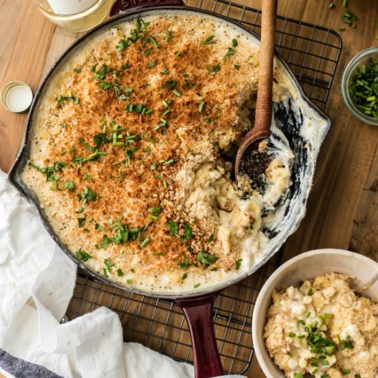 Skillet Mac and Cheese - Recipe photo by the cookie rookie