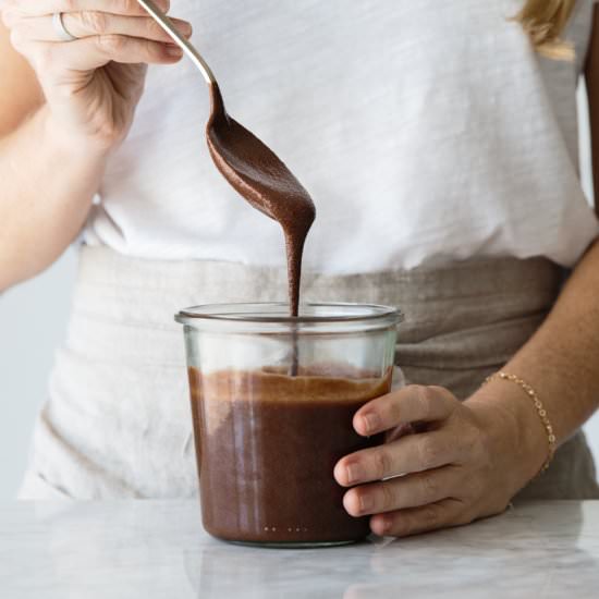 Homemade Nutella - Recipe photo by Downshiftology