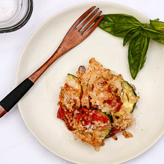 Zucchini Tomato Bake - Recipe photo by the food blog