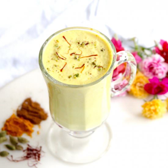 Saffron Turmeric Cashew Milk - Recipe photo by Tashasartisanfoods
