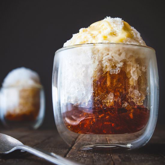 NOLA Cold Brew Shave Ice - Recipe photo by honestlyyum