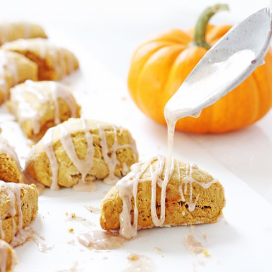 Two-Bite Pumpkin Scones - Recipe photo by If You Give A Blonde A Kitchen