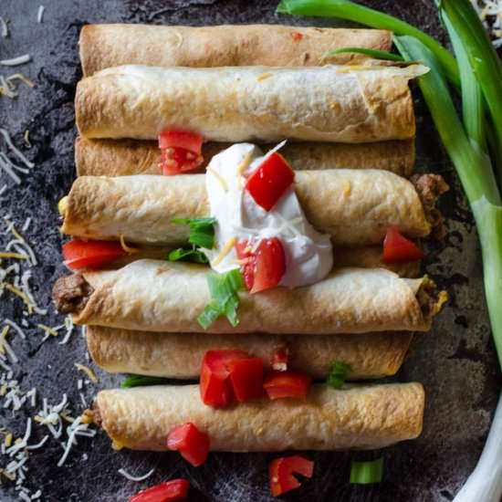 Taco Taquitos - Recipe photo by gogogogourmet