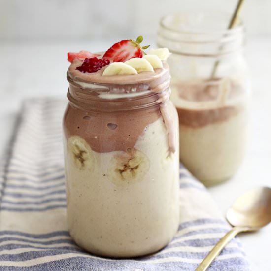 Peanut Butter Banana Smoothie - Recipe photo by Yummy Mummy