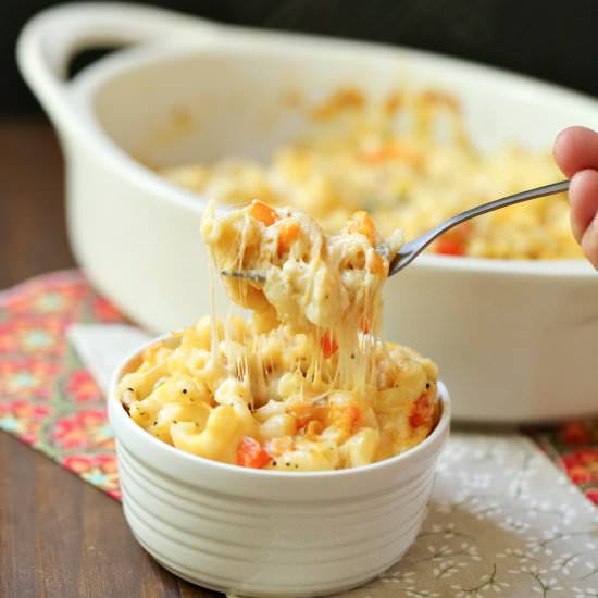 Veggie Loaded Mac & Cheese - Recipe photo by SlapDashMom