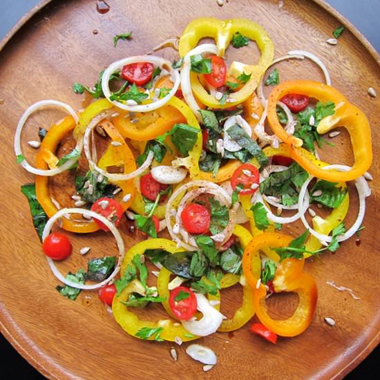 Bell Pepper Salad - Recipe photo by Cooking and Cooking