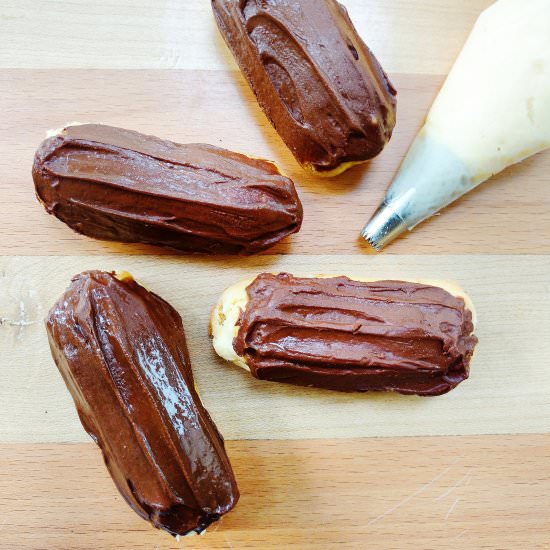 Classic French Eclairs - Recipe photo by Flours n frostings