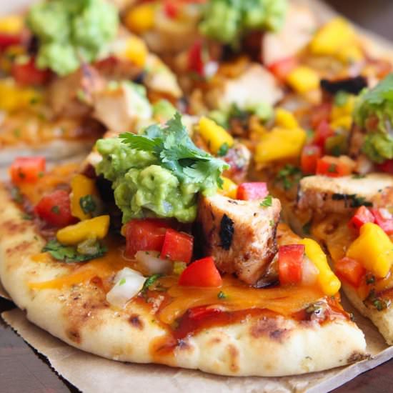 Grilled Cilantro Lime Flatbread - Recipe photo by cakefordinner