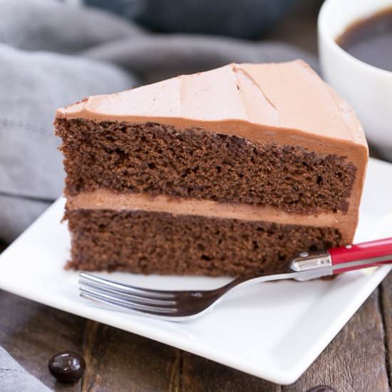 Mocha Layer Cake - Recipe photo by thatskinnychickcanbake