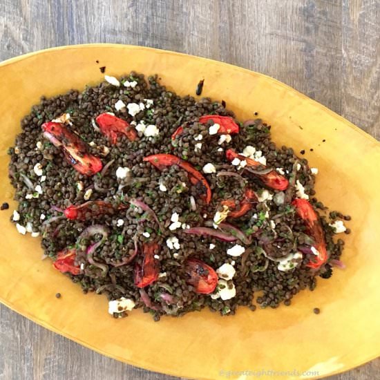 Lentils & Roasted Tomatoes - Recipe photo by Great 8 Friends