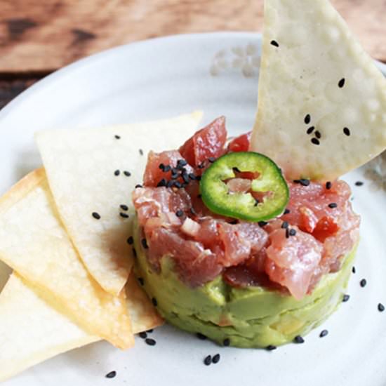 Ahi Tuna Napoleon - Recipe photo by asiancaucasian