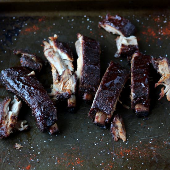 Smoked Baby Back Ribs - Recipe photo by thewoodenskillet