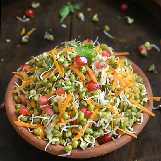 Sprouted Green Gram Salad - Recipe photo by smitha kalluraya