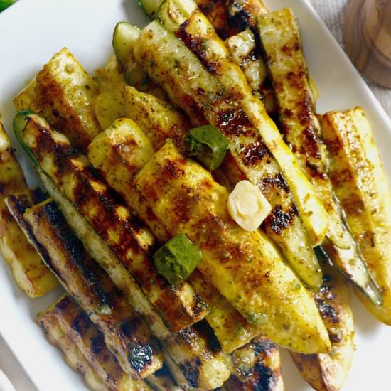 Grilled Vegetables with Herbs - Recipe photo by Ciao Chow Bambina