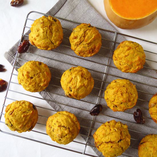 Pumpkin and Date Muffins - Recipe photo by whatsarahbakes