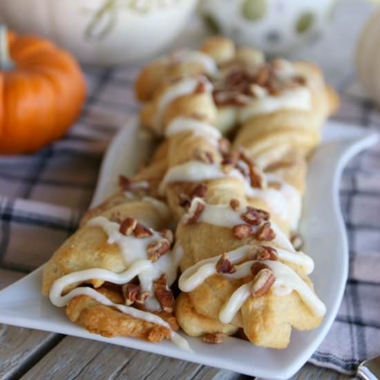 Pumpkin Pie Twists - Recipe photo by lollyjane