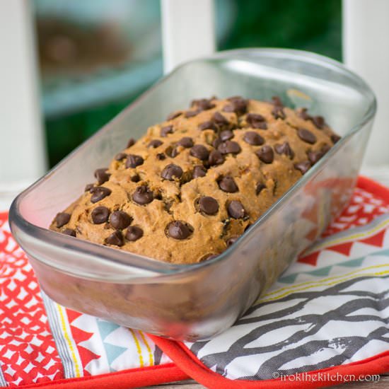 Chocolate Chip Zucchini Bread - Recipe photo by irokthekitchen