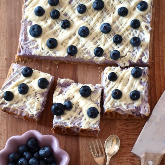 Blueberries cheesecake - Recipe photo by mania179