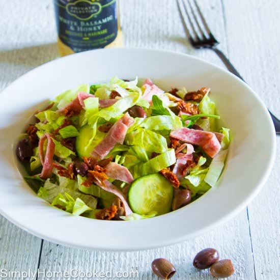 Italian Chopped Antipasto Salad - Recipe photo by simplyhomecooked