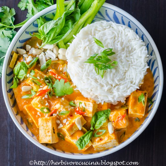 Tofu Panang Curry - Recipe photo by Herbivore Cucina