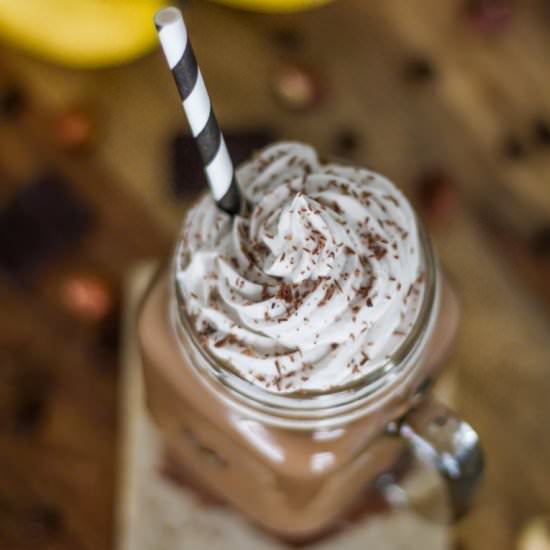 Hazelnut Mocha Smoothie - Recipe photo by FreeRange Human
