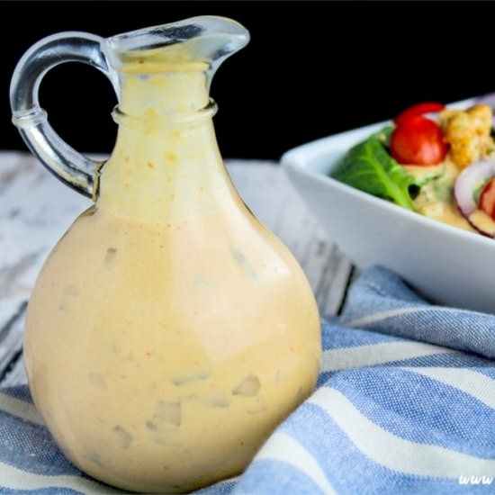 Thousand Island Oil-Free Dressing - Recipe photo by Vegan Huggs