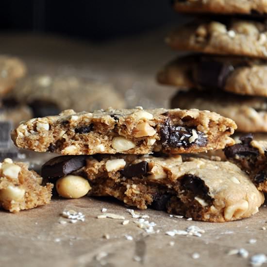 Peanut Butter Chocolate Cookies - Recipe photo by BatterandDough