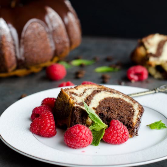 Mocha Marble Bundt Cake - Recipe photo by Elegant Meraki