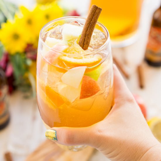 Hard Apple Cider Sangria - Recipe photo by fickrj5