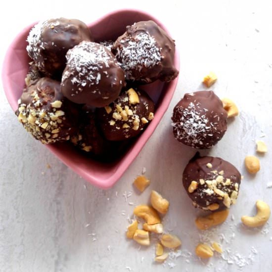 Chocolate Peanut Butter Bites - Recipe photo by thegardeningcook