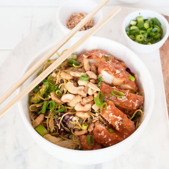 Orange Sesame Chicken Bowls - Recipe photo by kitchen_trials