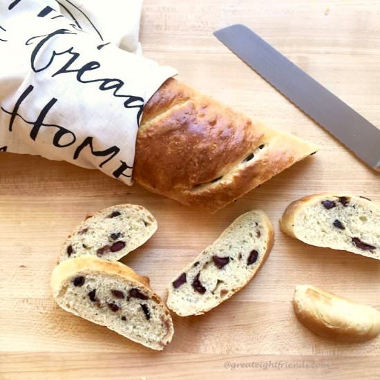 Olive Bread 2-2-2 (French Bread) - Recipe photo by Great 8 Friends